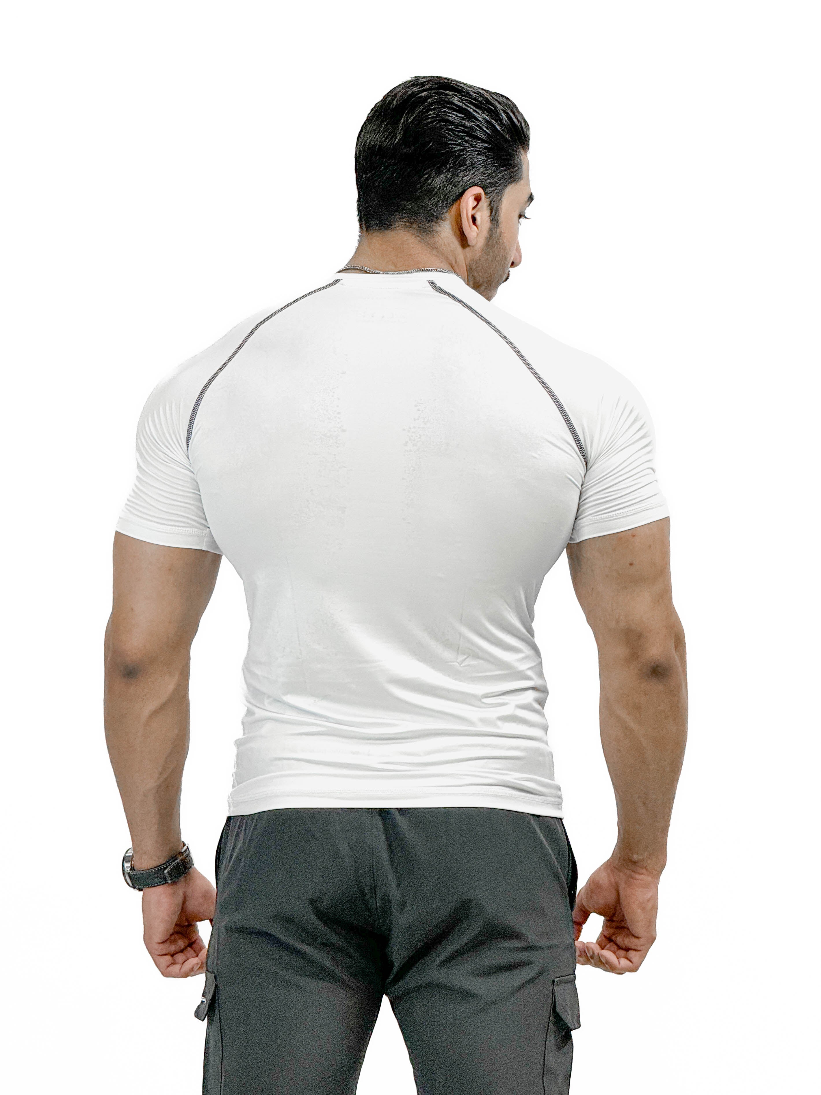 AR Half sleeve compression tee