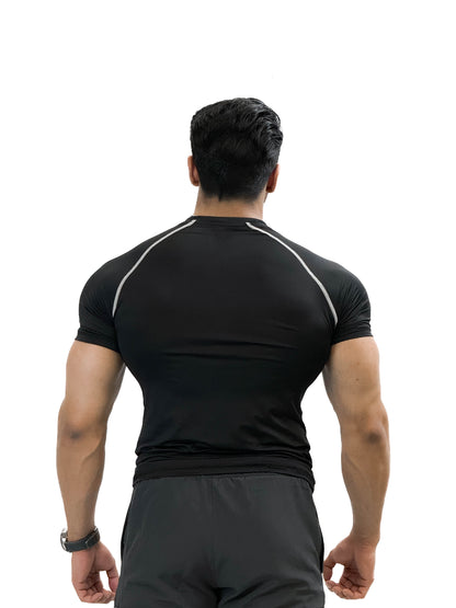 AR Half sleeve compression tee